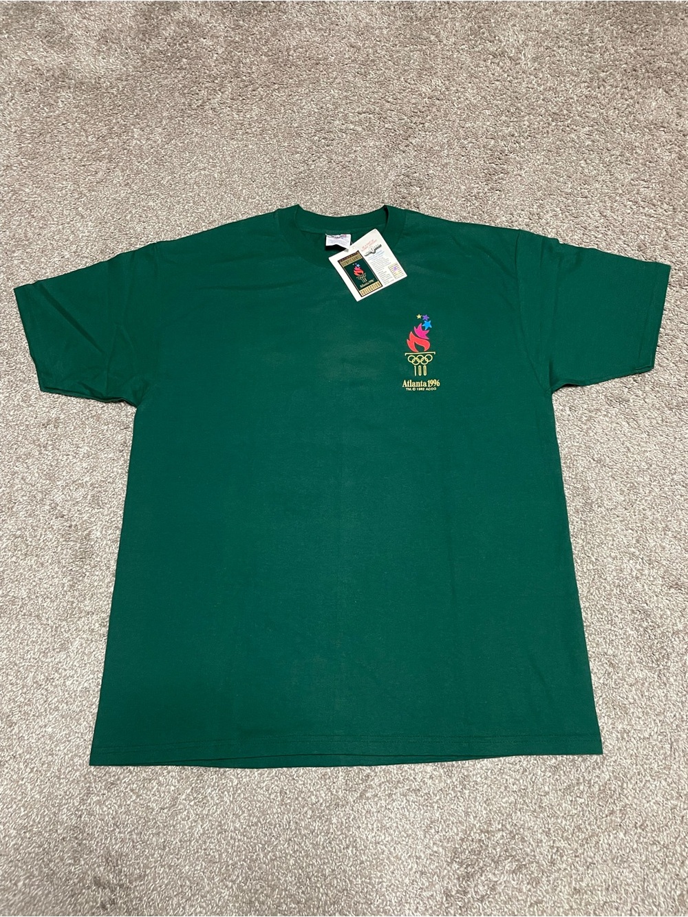 NWT Old Stock Atlanta 1996 Olympics T-Shirt Size XL